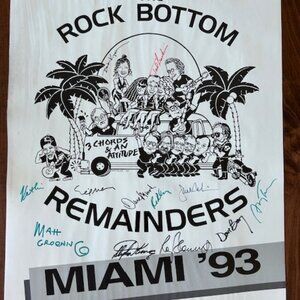 Rock Bottom Remainders Posters Signed - Stephen King &  Matt Groenig + more